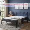 Hilaro Bed + 9" Euro Top Spring Mattress