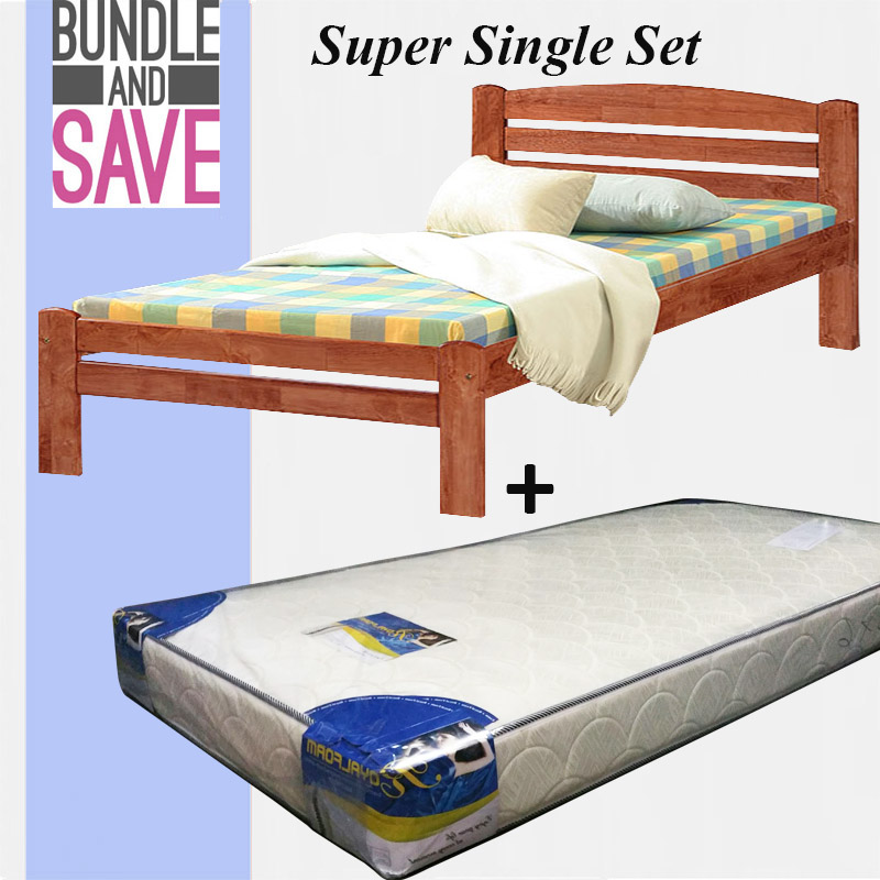 Holten Super Single Bed Set Lcf, Single Bed Frame And Mattress Set