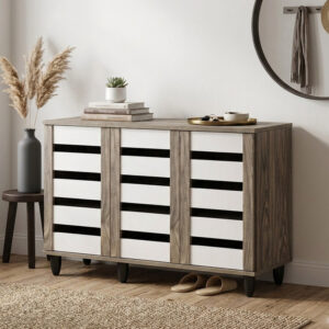 Becka Shoe Cabinet <br> (3 Door)