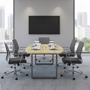 SQBB18 Boat Shape Conference Table (6ft)