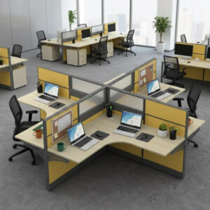 60CLB4 Cluster Of 4 Work Station