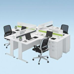 18-HL4 Cluster of 4 Work Station