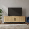 SS58184 6ft Tv Console<br>(Honey Maple)