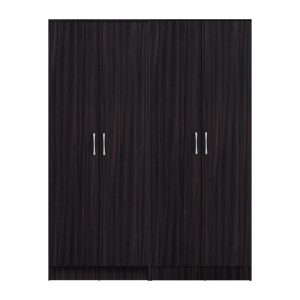 Jayce 4 Door Wardrobe<br>(Walnut)