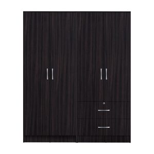 Charlton 4 Door Wardrobe<br>(Walnut)