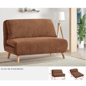 SH2806 Sofa Bed (Brown)