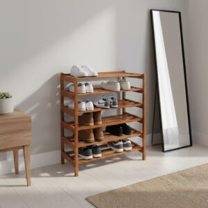 Solid Wood Shoe Rack