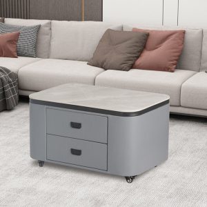 ACE8088G Coffee Table With Castors (Grey)
