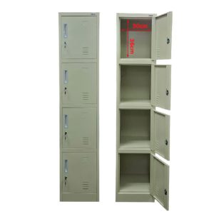 4 Door Metal Locker (Beige)
