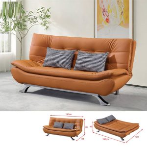 SH608SB Sofa Bed<br> (PVC Orange)