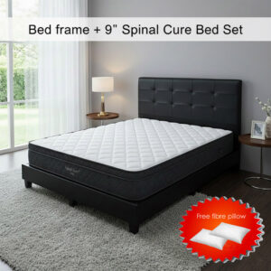 BRX Bed frame + 9" Spinal Cure Bed Set