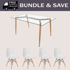 D1010 Dining Set (1+4)