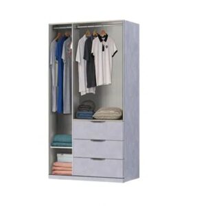 Alternative view of Edinn 3 Door Wardrobe <br>(3 Drawer)